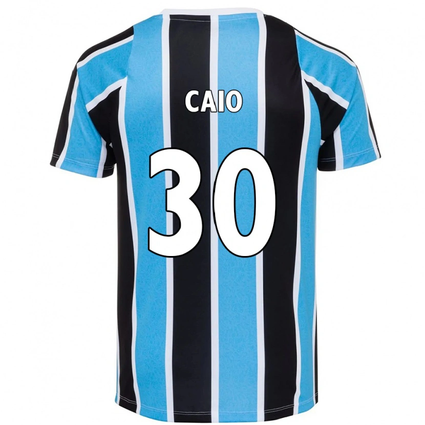 Danxen Męski Rodrigo Caio #30 Niebieski Czarny Biały Domowa Koszulka 2025/26 Koszulki Klubowe