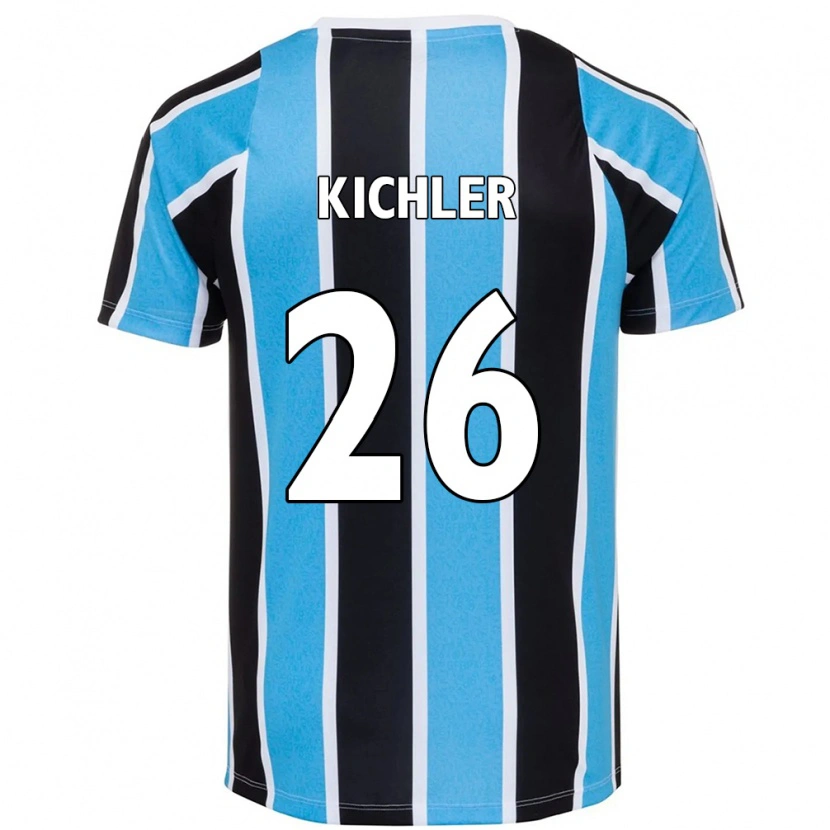 Danxen Męski Paola Kichler #26 Niebieski Czarny Biały Domowa Koszulka 2025/26 Koszulki Klubowe