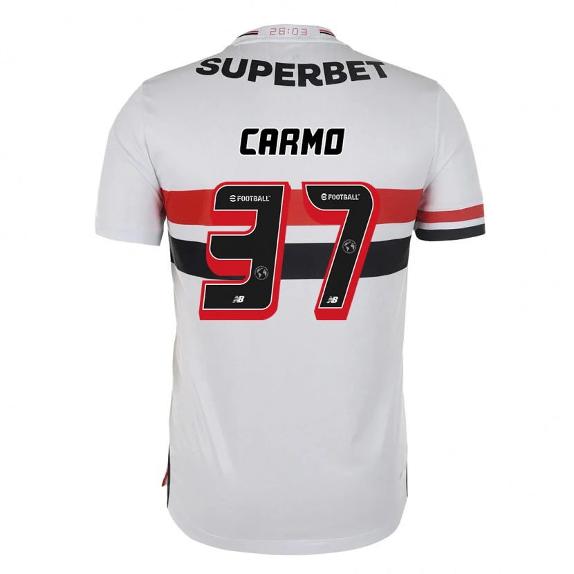 Danxen Męski Henrique Carmo #37 Czarny Czerwony Domowa Koszulka 2025/26 Koszulki Klubowe