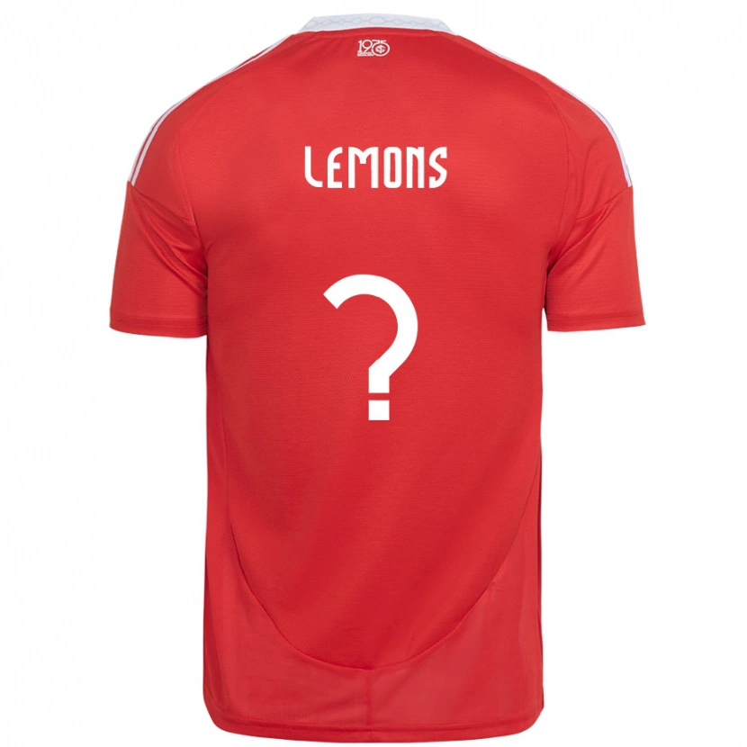 Danxen Męski Matheus Lemons #0 Biały Czerwony Domowa Koszulka 2025/26 Koszulki Klubowe