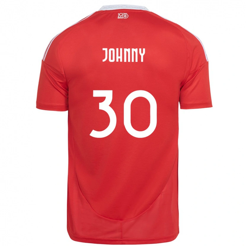 Danxen Męski Johnny #30 Biały Czerwony Domowa Koszulka 2025/26 Koszulki Klubowe