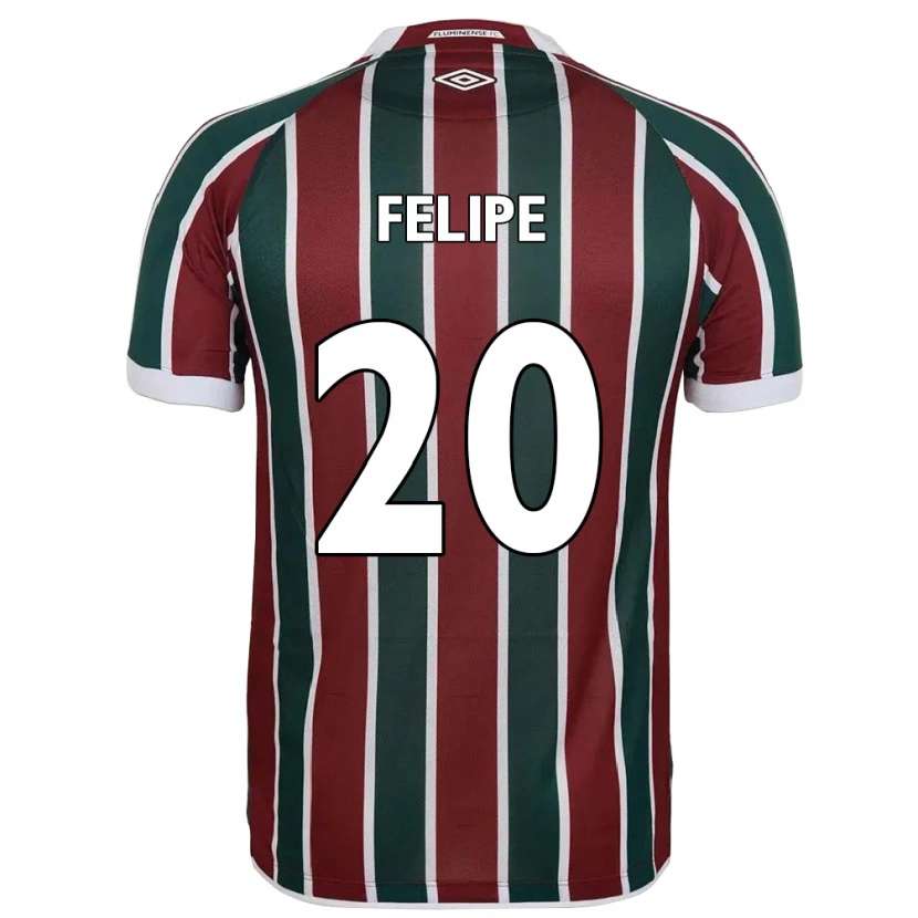 Danxen Męski Yago Felipe #20 Biały Zielony Bordowy Domowa Koszulka 2025/26 Koszulki Klubowe