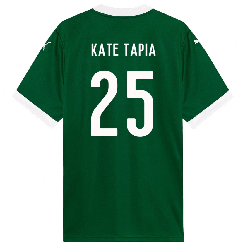 Danxen Męski Kate Tapia #25 Biały Zielony Domowa Koszulka 2025/26 Koszulki Klubowe