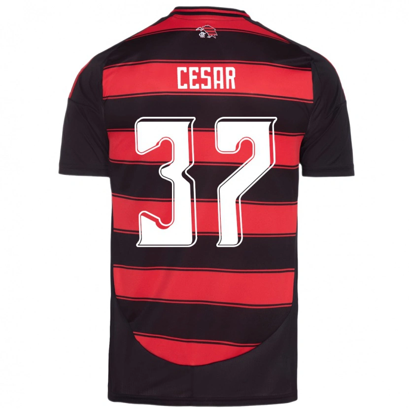Danxen Męski Cesar #37 Biały Czerwony Domowa Koszulka 2025/26 Koszulki Klubowe