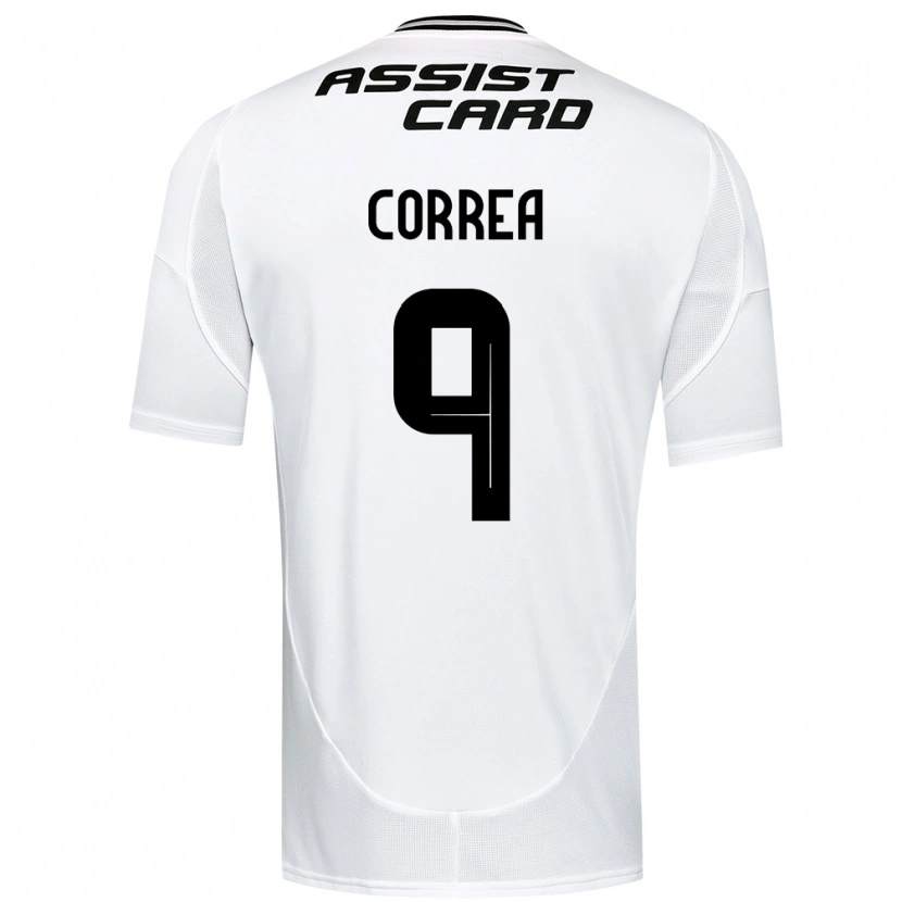 Danxen Męski Javier Correa #9 Czarny Biały Żółty Domowa Koszulka 2025/26 Koszulki Klubowe