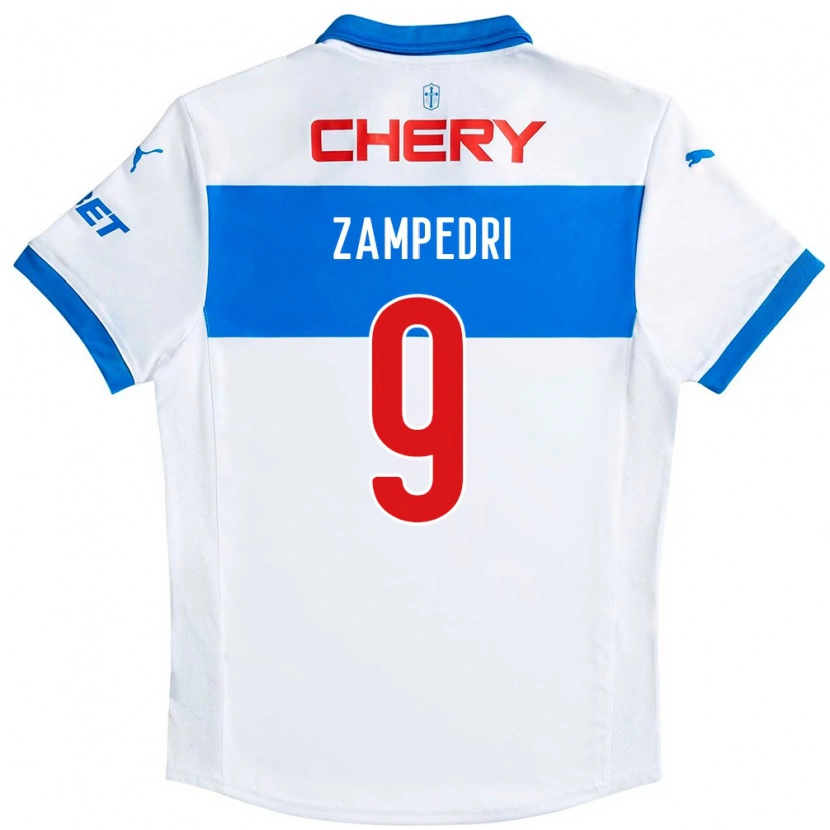 Danxen Męski Fernando Zampedri #9 Królewski Niebieski Biały Domowa Koszulka 2025/26 Koszulki Klubowe