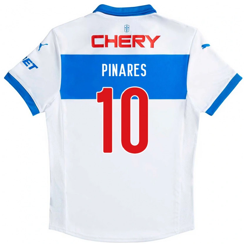Danxen Męski Cesar Pinares #10 Królewski Niebieski Biały Domowa Koszulka 2025/26 Koszulki Klubowe