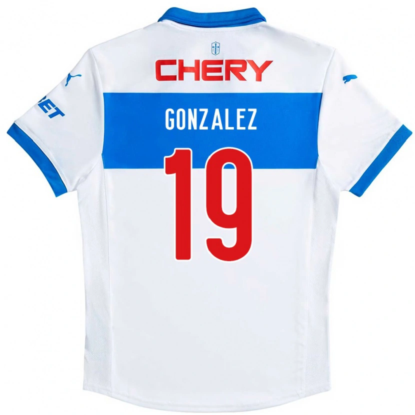 Danxen Męski Bryan González #19 Królewski Niebieski Biały Domowa Koszulka 2025/26 Koszulki Klubowe