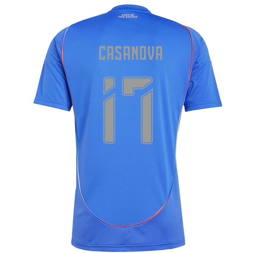 Danxen Męski Luis Casanova #17 Pomarańczowy Czerwony Domowa Koszulka 2025/26 Koszulki Klubowe