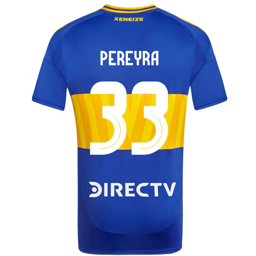 Danxen Męski Araceli Pereyra #33 Biały Niebieski Domowa Koszulka 2025/26 Koszulki Klubowe