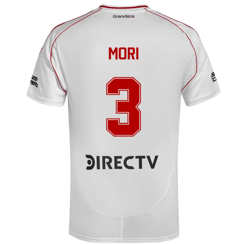 Danxen Męski Ramiro Funes Mori #3 Burgundzki Magenta Domowa Koszulka 2025/26 Koszulki Klubowe