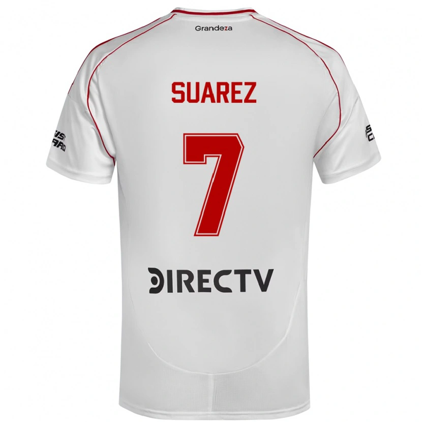 Danxen Męski Matias Suarez #7 Burgundzki Magenta Domowa Koszulka 2025/26 Koszulki Klubowe