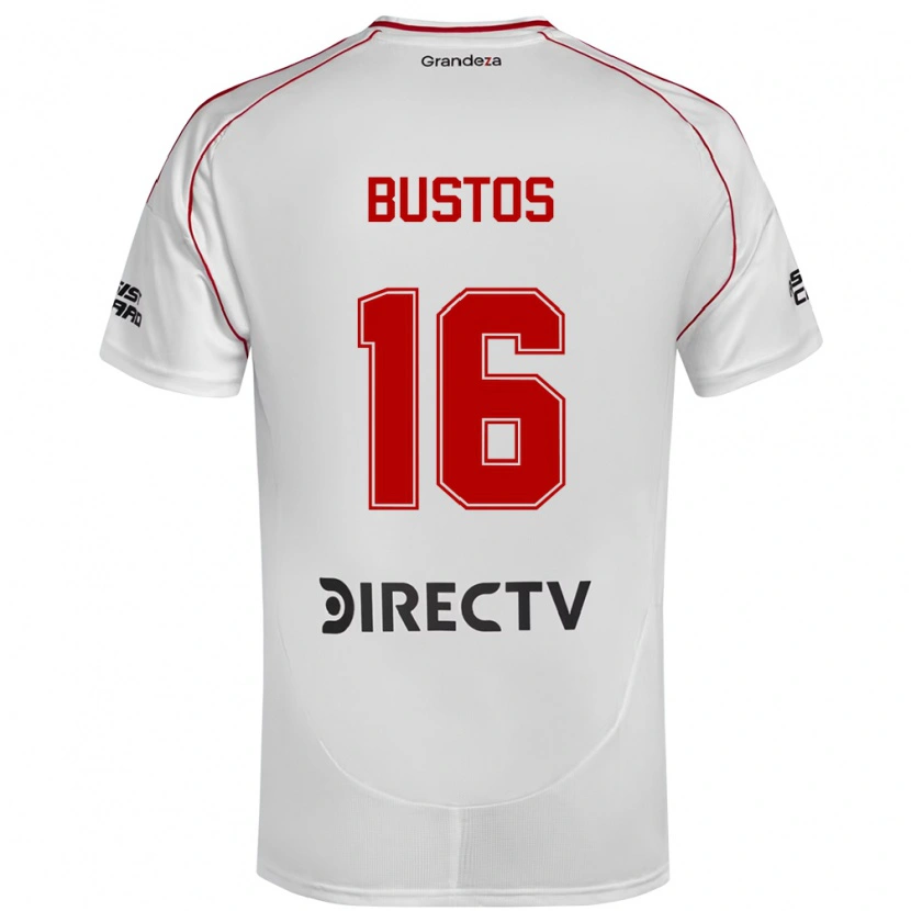 Danxen Męski Fabricio Bustos #16 Burgundzki Magenta Domowa Koszulka 2025/26 Koszulki Klubowe