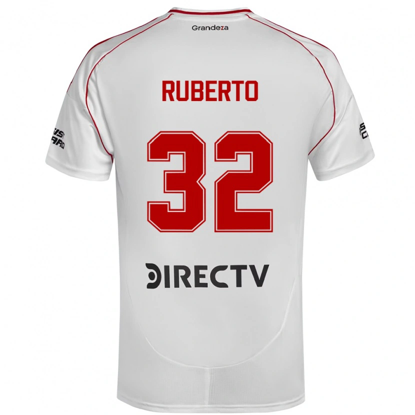Danxen Męski Agustín Ruberto #32 Burgundzki Magenta Domowa Koszulka 2025/26 Koszulki Klubowe