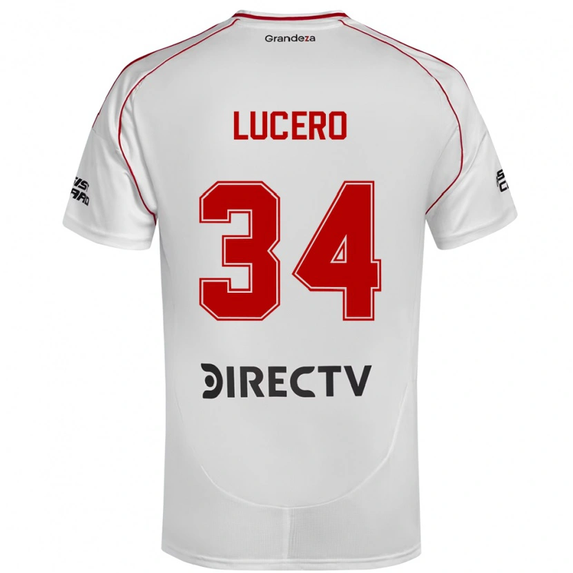 Danxen Męski Daniel Lucero #34 Burgundzki Magenta Domowa Koszulka 2025/26 Koszulki Klubowe