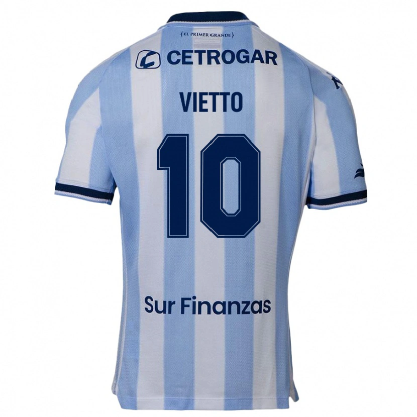 Danxen Męski Luciano Vietto #10 Błękitny Domowa Koszulka 2025/26 Koszulki Klubowe