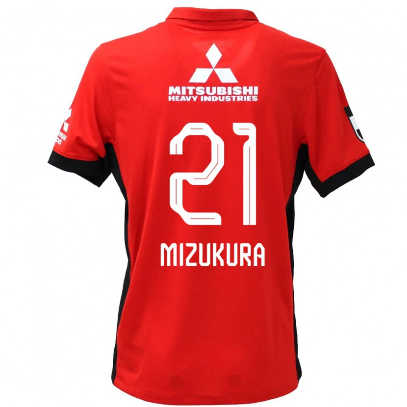 Danxen Męski Kei Mizukura #21 Biały Czarny Domowa Koszulka 2025/26 Koszulki Klubowe