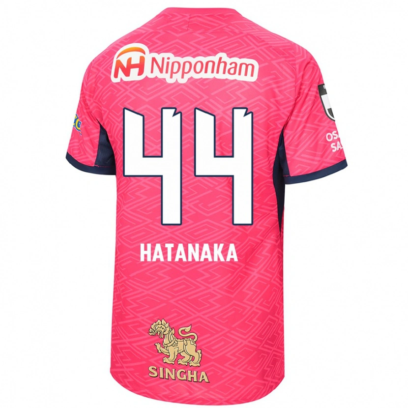 Danxen Męski Shinnosuke Hatanaka #44 Biały Sakura Różowy Domowa Koszulka 2025/26 Koszulki Klubowe