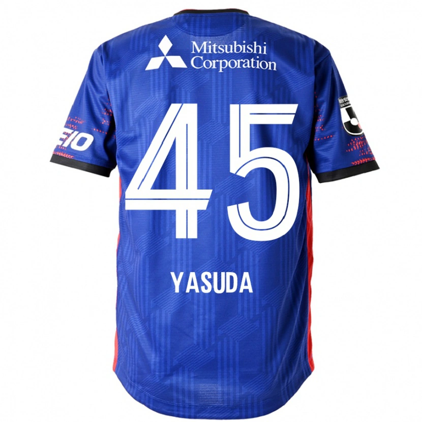 Danxen Męski Kojiro Yasuda #45 Biały Czarny Domowa Koszulka 2025/26 Koszulki Klubowe