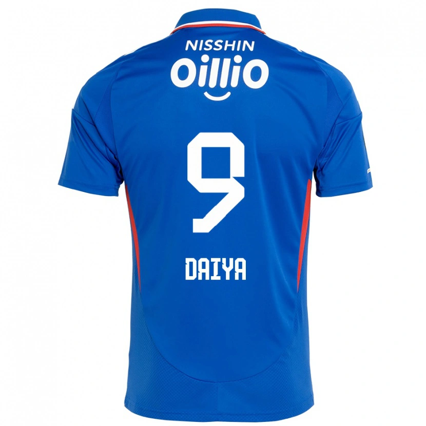 Danxen Męski Daiya Tono #9 Biały Królewski Niebieski Domowa Koszulka 2025/26 Koszulki Klubowe