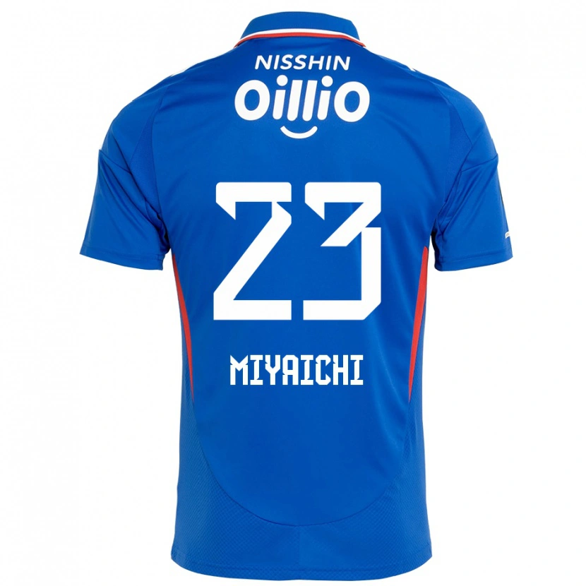 Danxen Męski Ryo Miyaichi #23 Biały Królewski Niebieski Domowa Koszulka 2025/26 Koszulki Klubowe