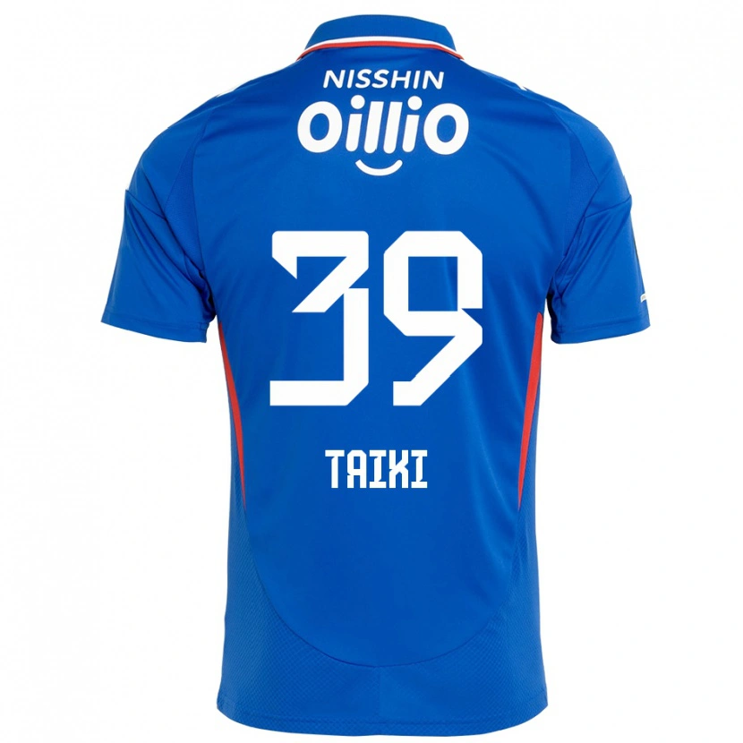 Danxen Męski Taiki Watanabe #39 Biały Królewski Niebieski Domowa Koszulka 2025/26 Koszulki Klubowe