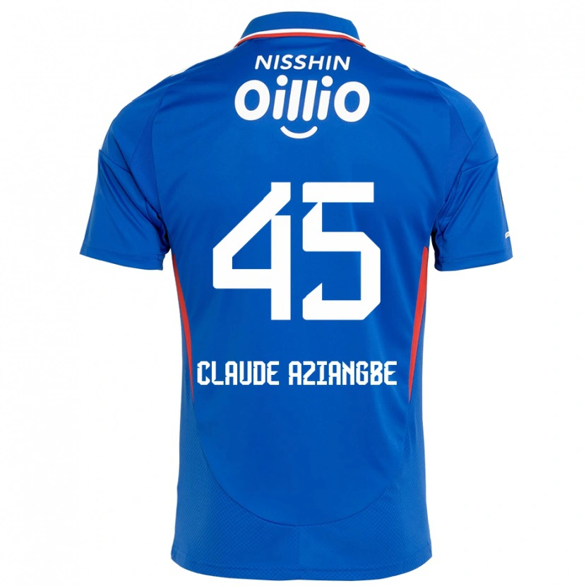 Danxen Męski Jean Claude #45 Biały Królewski Niebieski Domowa Koszulka 2025/26 Koszulki Klubowe
