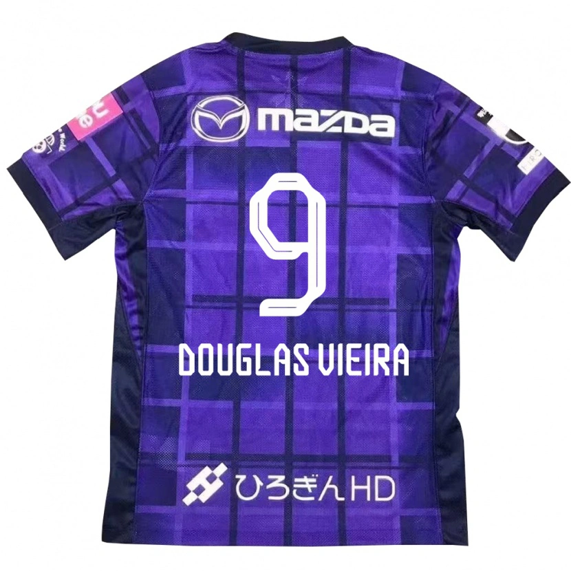 Danxen Męski Douglas Vieira #9 Biały Pomarańczowy Domowa Koszulka 2025/26 Koszulki Klubowe