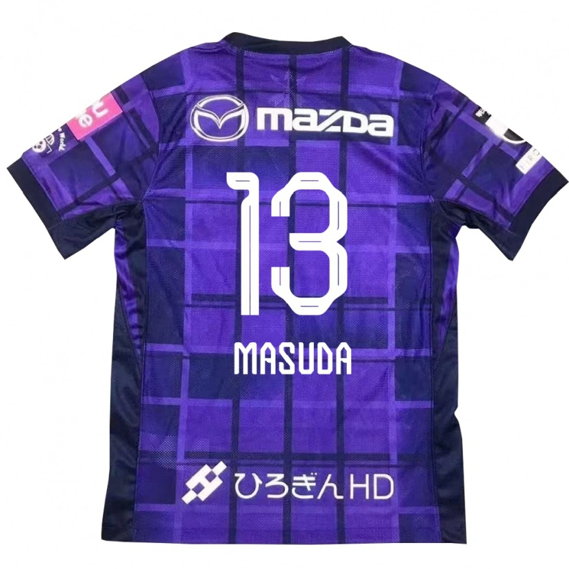 Danxen Męski Takuya Masuda #13 Fioletowy Pomarańczowy Domowa Koszulka 2025/26 Koszulki Klubowe