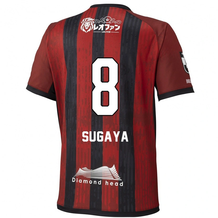 Danxen Męski Shuto Sugaya #8 Niebieski Czerwony Domowa Koszulka 2025/26 Koszulki Klubowe