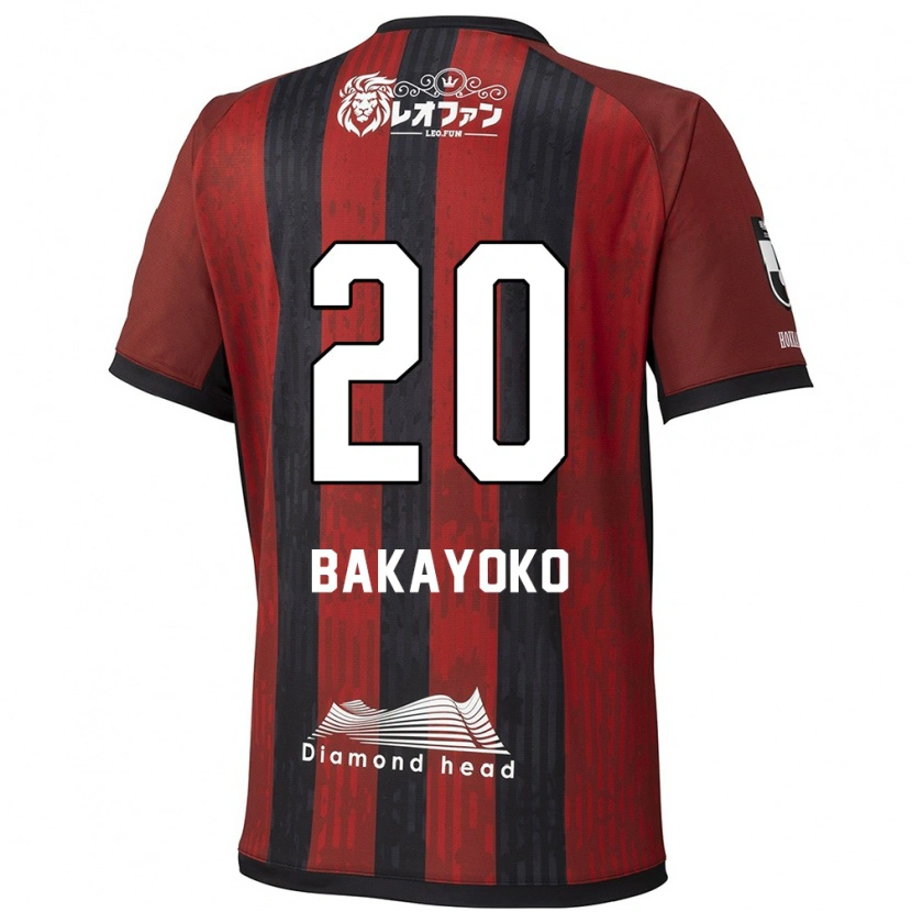 Danxen Męski Amadou Bakayoko #20 Niebieski Czerwony Domowa Koszulka 2025/26 Koszulki Klubowe