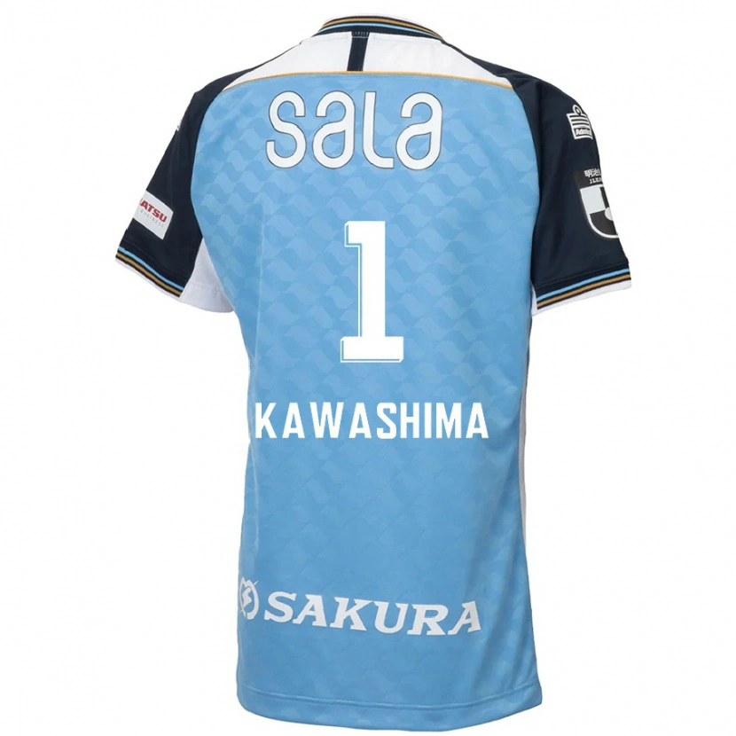 Danxen Męski Eiji Kawashima #1 Błękitny Czarny Domowa Koszulka 2025/26 Koszulki Klubowe