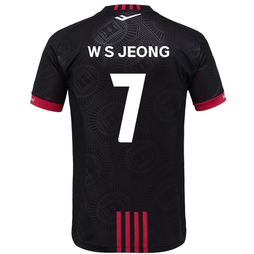 Danxen Męski Seung-Won Jeong #7 Biały Czarny Domowa Koszulka 2025/26 Koszulki Klubowe