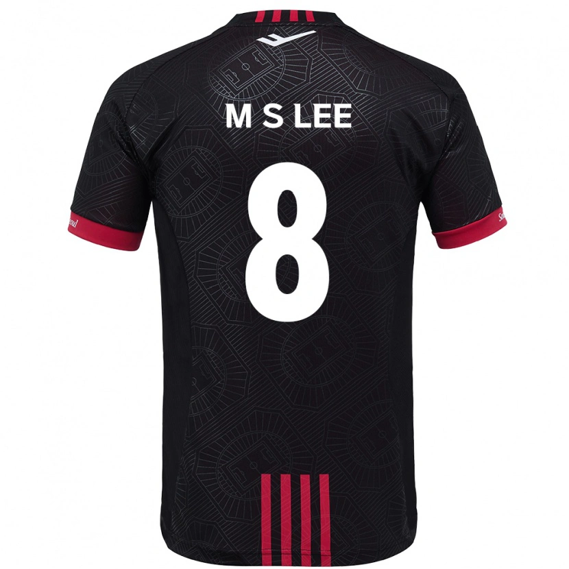 Danxen Męski Seung-Mo Lee #8 Biały Czarny Domowa Koszulka 2025/26 Koszulki Klubowe