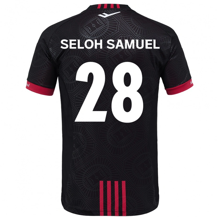 Danxen Męski Gbato Seloh Samuel #28 Biały Czarny Domowa Koszulka 2025/26 Koszulki Klubowe