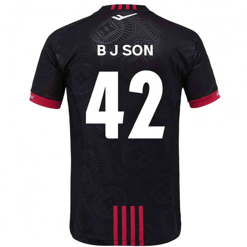 Danxen Męski Jeong-Beom Son #42 Biały Czarny Domowa Koszulka 2025/26 Koszulki Klubowe