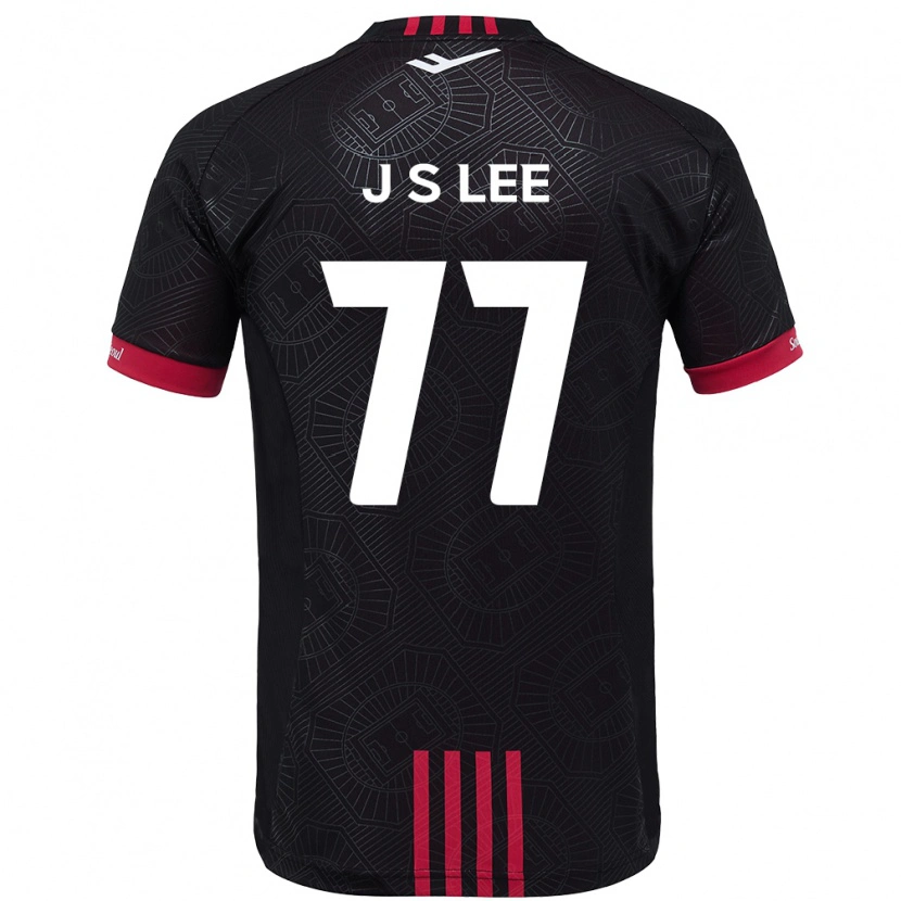 Danxen Męski Seung-Joon Lee #77 Biały Czarny Domowa Koszulka 2025/26 Koszulki Klubowe