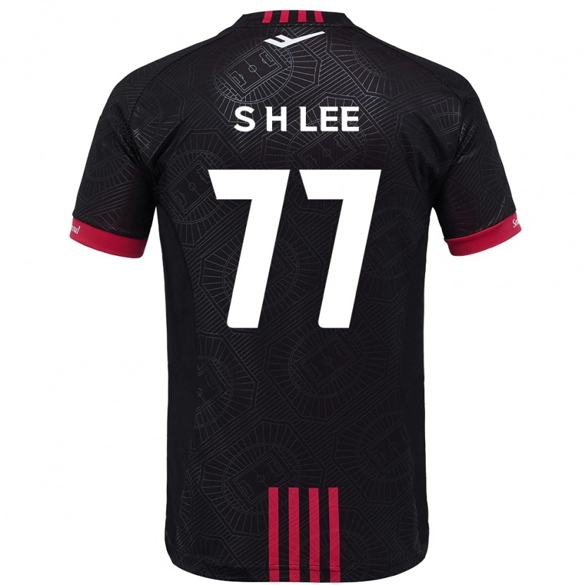 Danxen Męski Hyeon-Seung Lee #77 Biały Czarny Domowa Koszulka 2025/26 Koszulki Klubowe