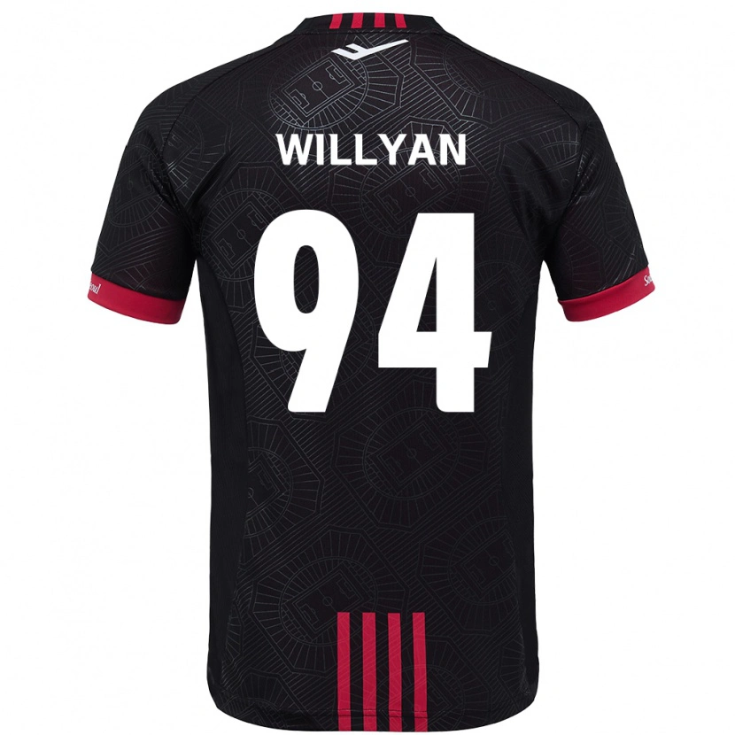 Danxen Męski Willyan #94 Biały Czarny Domowa Koszulka 2025/26 Koszulki Klubowe