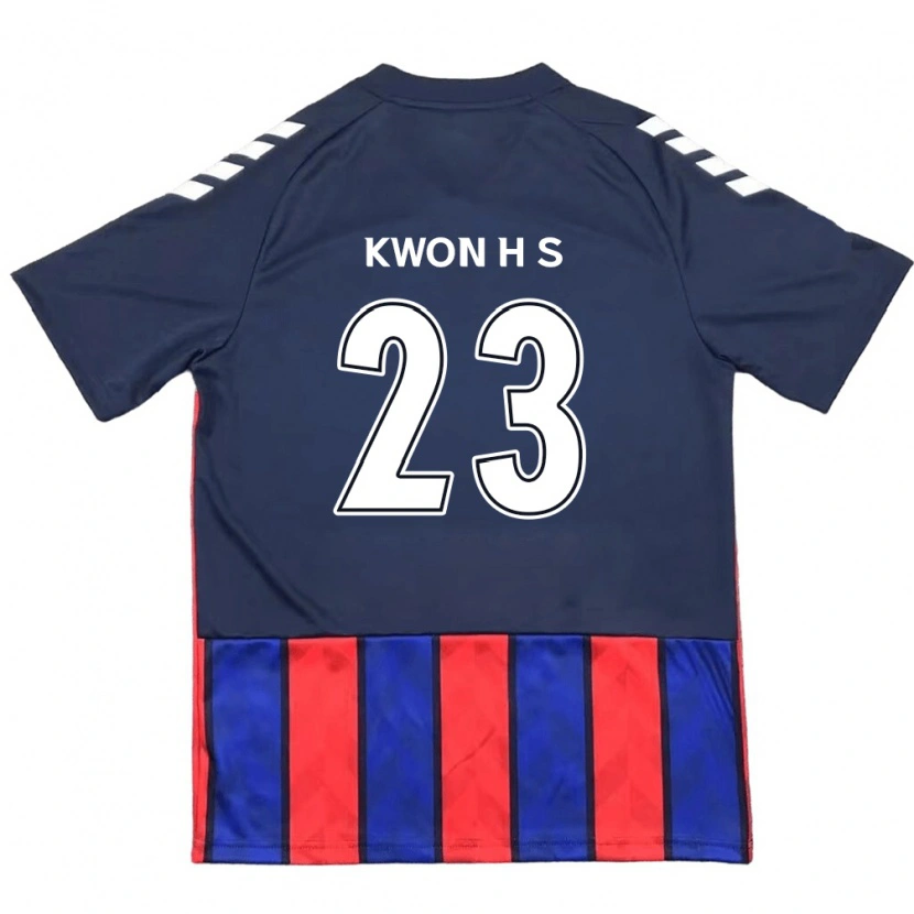 Danxen Męski Kwon Hui-Seon #23 Królewski Niebieski Czerwony Domowa Koszulka 2025/26 Koszulki Klubowe