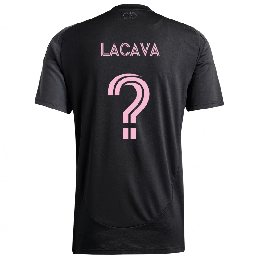 Danxen Męski Jake Lacava #0 Różowy Czarny Wyjazdowa Koszulka 2025/26 Koszulki Klubowe