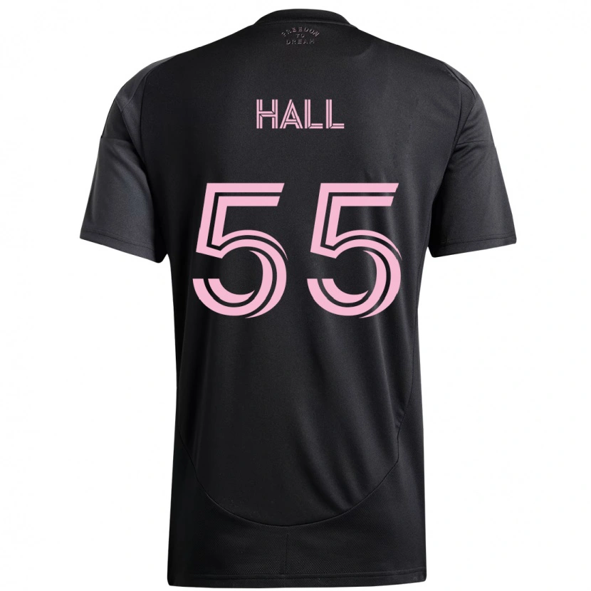 Danxen Męski Tyler Hall #55 Różowy Czarny Wyjazdowa Koszulka 2025/26 Koszulki Klubowe