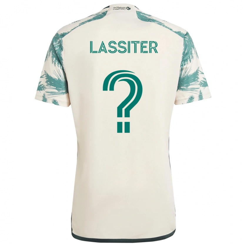 Danxen Męski Ariel Lassiter #0 Czarny Brązowy Wyjazdowa Koszulka 2025/26 Koszulki Klubowe