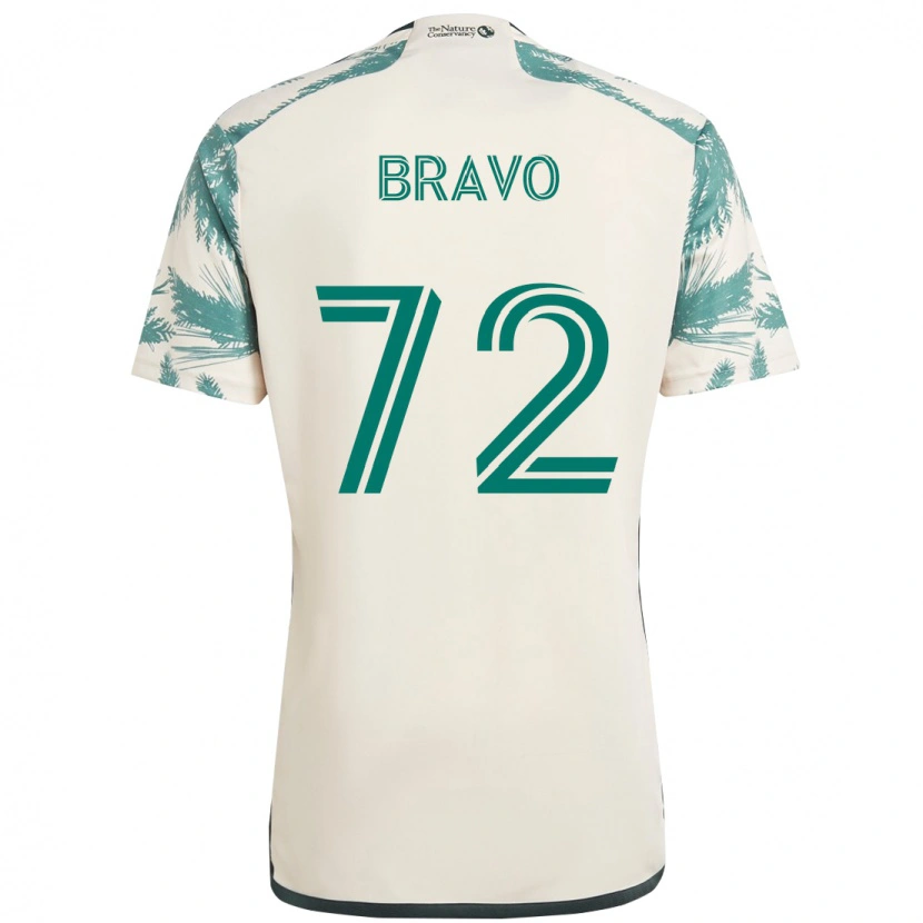 Danxen Męski Julian Bravo #72 Czarny Brązowy Wyjazdowa Koszulka 2025/26 Koszulki Klubowe