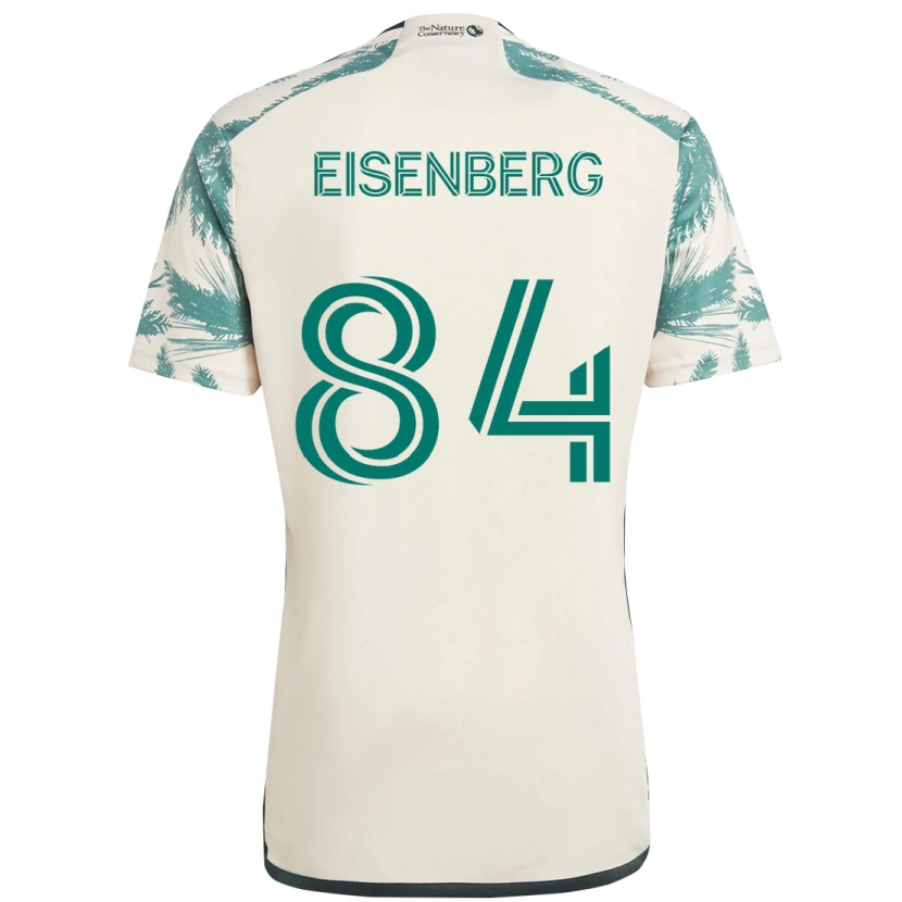 Danxen Męski Max Eisenberg #84 Czarny Brązowy Wyjazdowa Koszulka 2025/26 Koszulki Klubowe