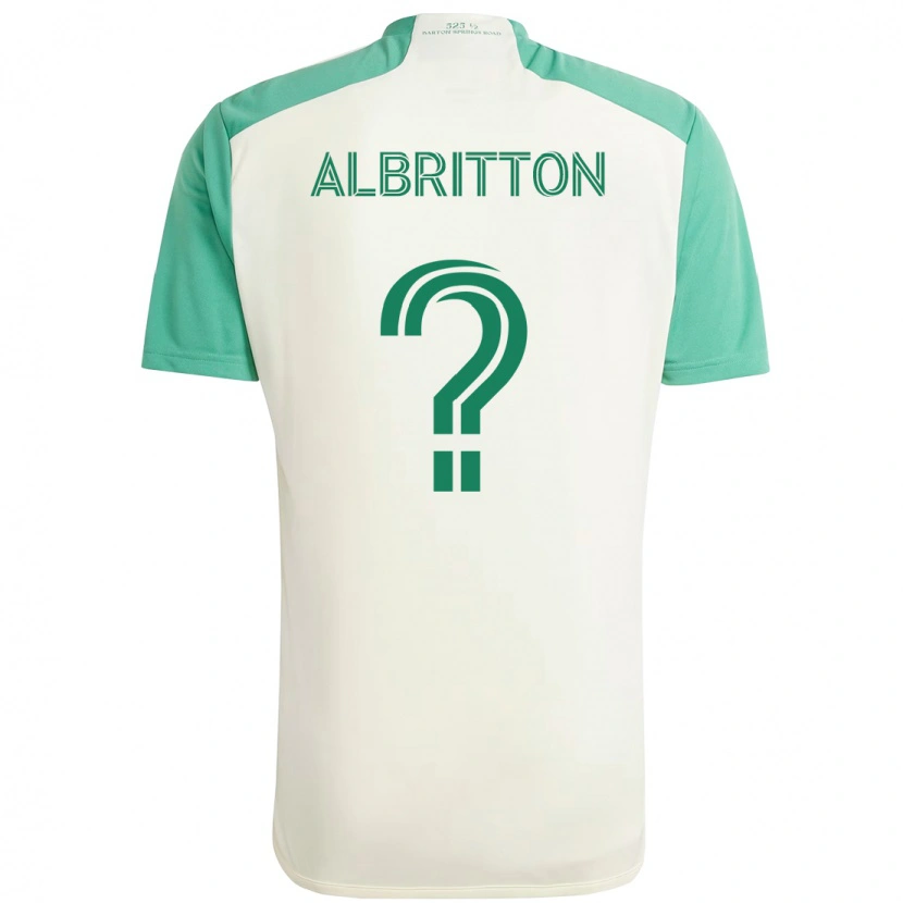 Danxen Męski Sean Albritton #0 Zielony Czarny Wyjazdowa Koszulka 2025/26 Koszulki Klubowe
