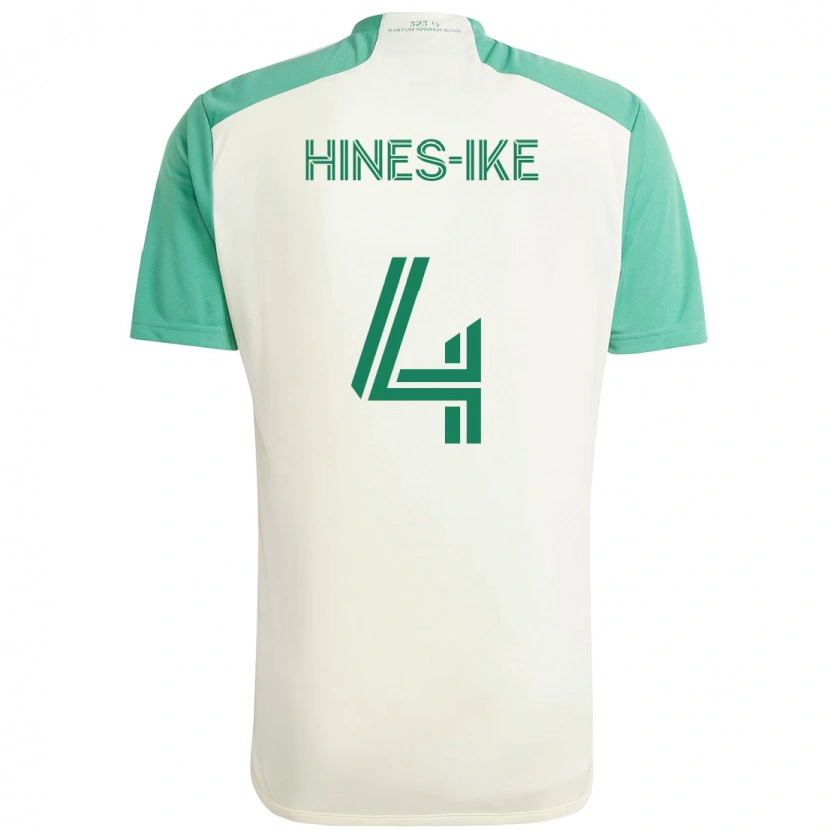 Danxen Męski Brendan Hines-Ike #4 Zielony Czarny Wyjazdowa Koszulka 2025/26 Koszulki Klubowe