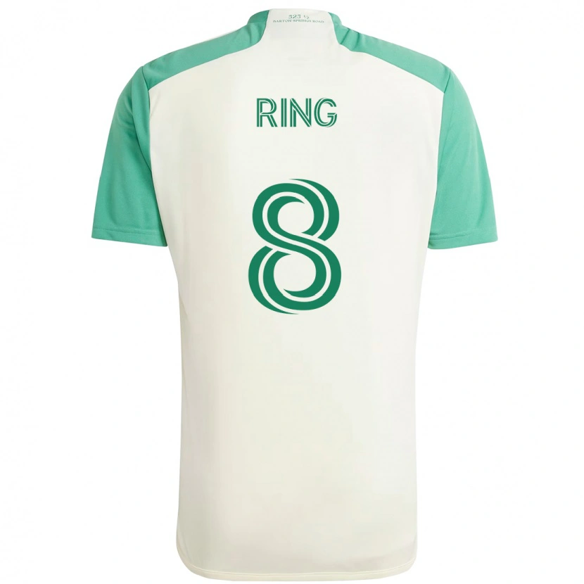 Danxen Męski Alexander Ring #8 Zielony Czarny Wyjazdowa Koszulka 2025/26 Koszulki Klubowe