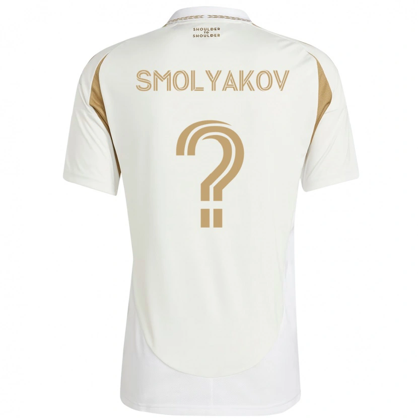 Danxen Męski Artem Smolyakov #0 Czarny Brązowy Wyjazdowa Koszulka 2025/26 Koszulki Klubowe