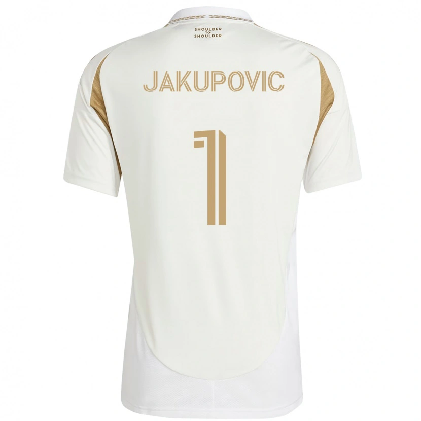 Danxen Męski Eldin Jakupovic #1 Czarny Brązowy Wyjazdowa Koszulka 2025/26 Koszulki Klubowe
